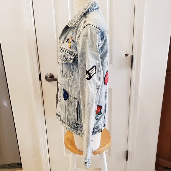 Jean jacket ASOS size Small Long - Picture 4 of 13